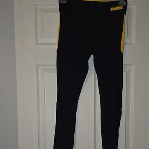 Pittsburgh Pirates Black and Yellow Leggings